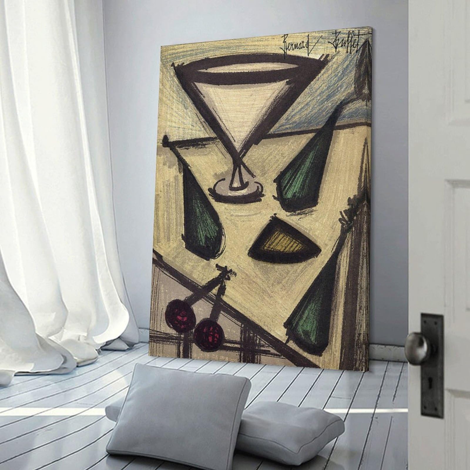 Amazon.co.jp: ベルナール・ビュッフェ ポスター《フルーツのある静物